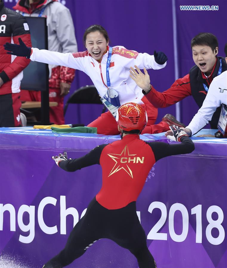 Wu Dajing bate recorde e conquista medalha de ouro em patina??o de velocidade em pista curta