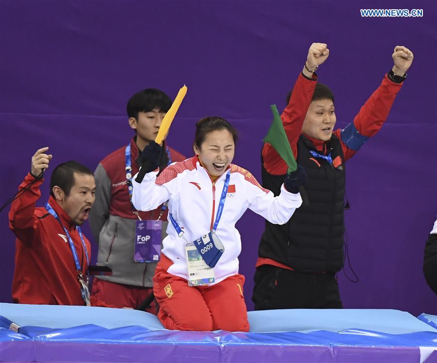 Wu Dajing bate recorde e conquista medalha de ouro em patina??o de velocidade em pista curta