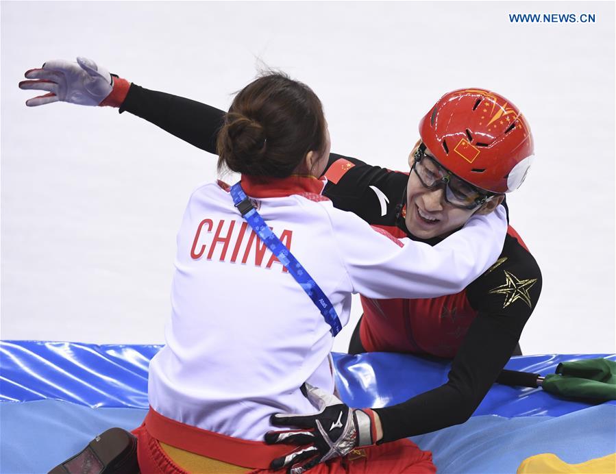 Wu Dajing bate recorde e conquista medalha de ouro em patina??o de velocidade em pista curta