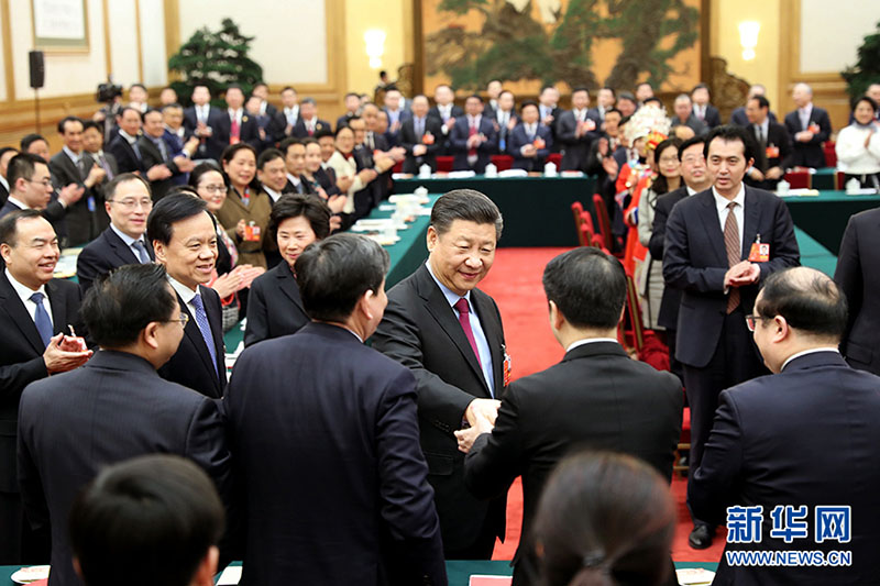 Duas Sess?es: Xi Jinping participa na delibera??o da delega??o de Chongqing