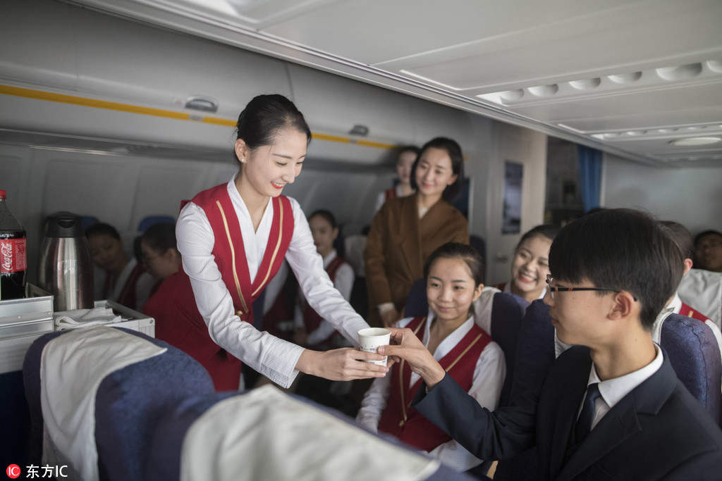 Galeria: A jornada de uma comissária de bordo na China
