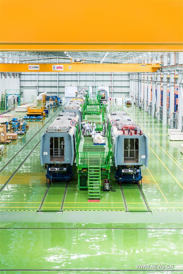 Galeria: Primeira base chinesa de fabrica??o de equipamentos ferroviários no exterior construída na Malásia