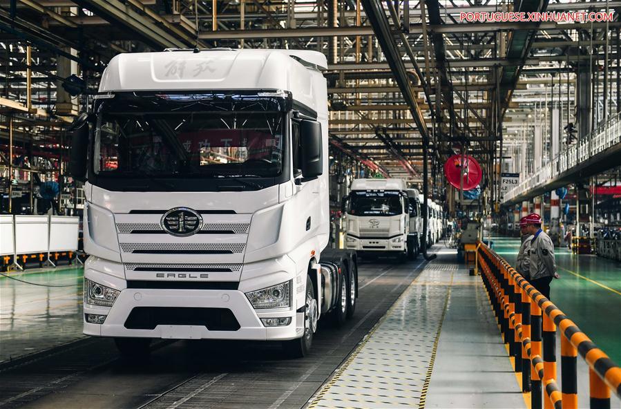 Caminh?o Jiefang J7 entra em fase de produ??o em larga escala