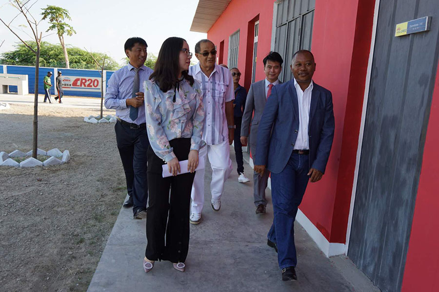 Empresa chinesa inaugura centro de forma??o profissional em manuten??o ferroviária em Angola