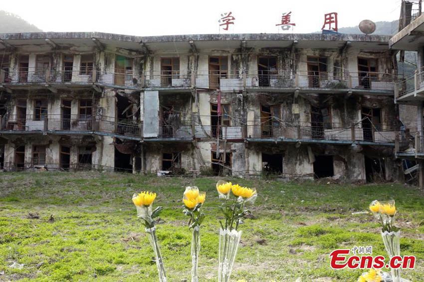 Galeria: Vítimas do terremoto de Wenchuan homenageadas no distrito de Beichuan