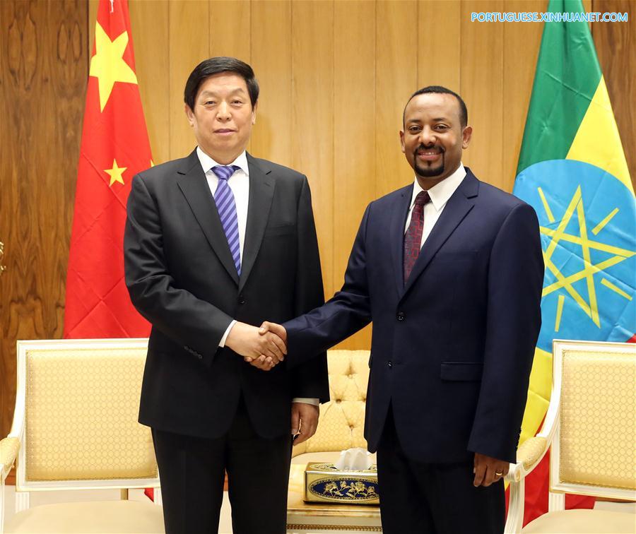 Chefe do Legislativo chinês visita Etiópia para promover la?os bilaterais
