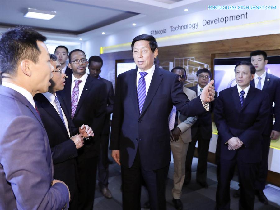 Chefe do Legislativo chinês visita Etiópia para promover la?os bilaterais