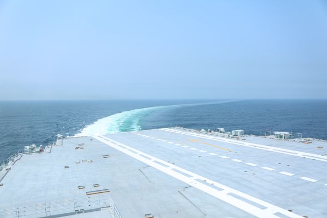 Primeiro porta-avi?es de fabrico doméstico da China termina período de testes