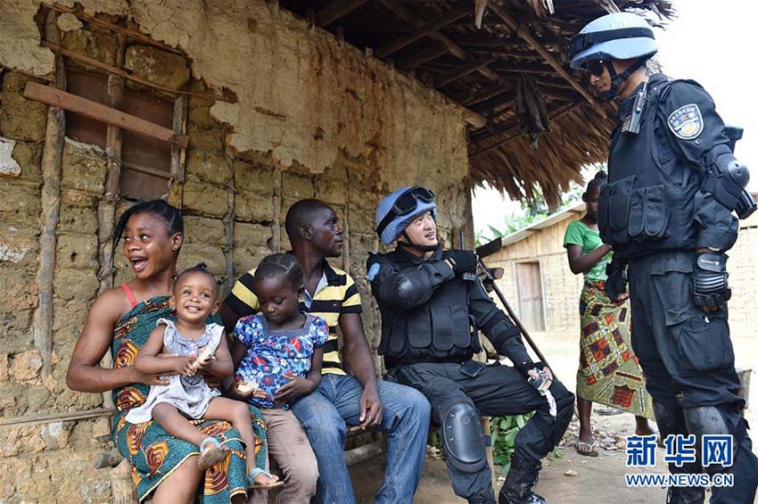 Capacetes azuis chineses promovem manuten??o da paz mundial