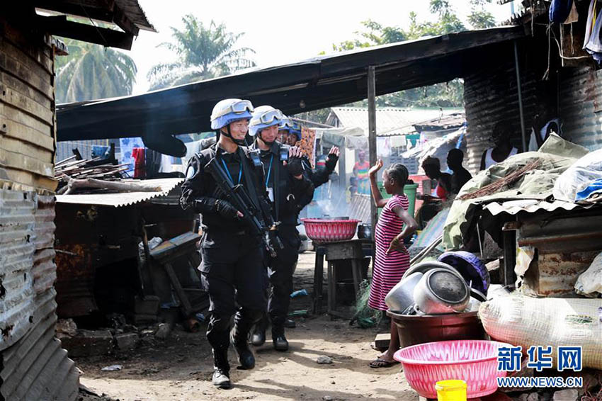 Capacetes azuis chineses promovem manuten??o da paz mundial