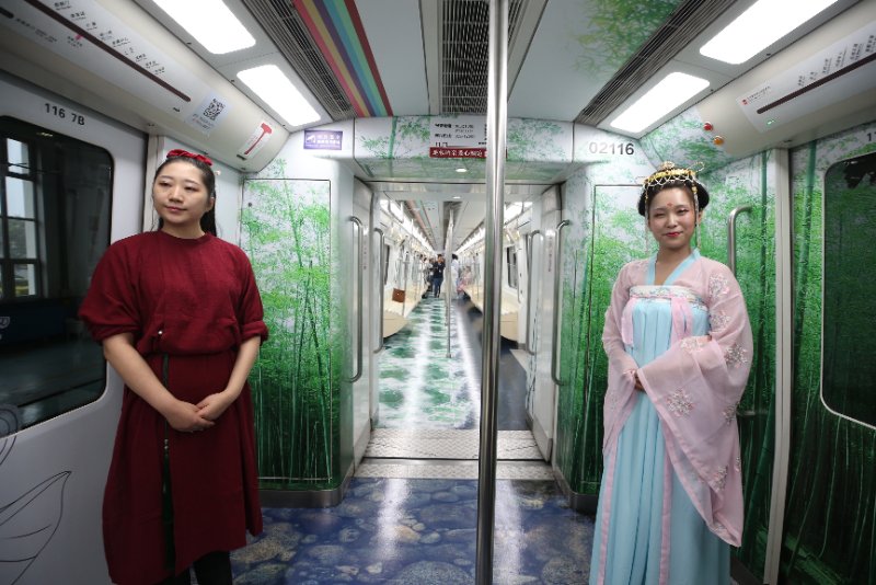 Metr? temático da Dinastia Tang inaugurado em Xi'an