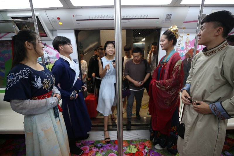 Metr? temático da Dinastia Tang inaugurado em Xi'an