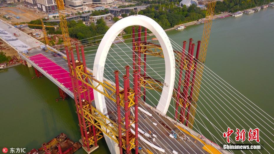 Regi?o aut?noma de Guangxi inaugura ponte “Baisha”