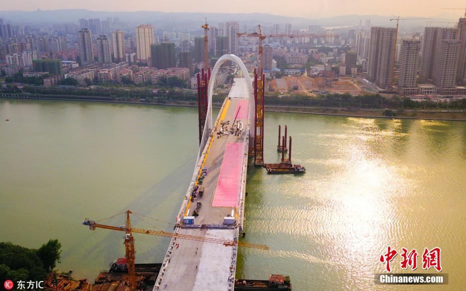 Regi?o aut?noma de Guangxi inaugura ponte “Baisha”