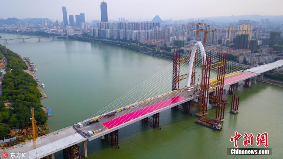 Regi?o aut?noma de Guangxi inaugura ponte “Baisha”