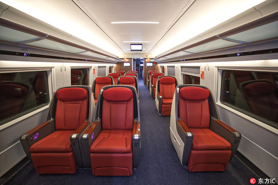 Três novos trens-bala Fuxing com maior capacidade entrar?o em opera??o no próximo mês