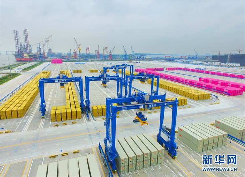 área Portuária Tonghai entra em funcionamanto em Nantong