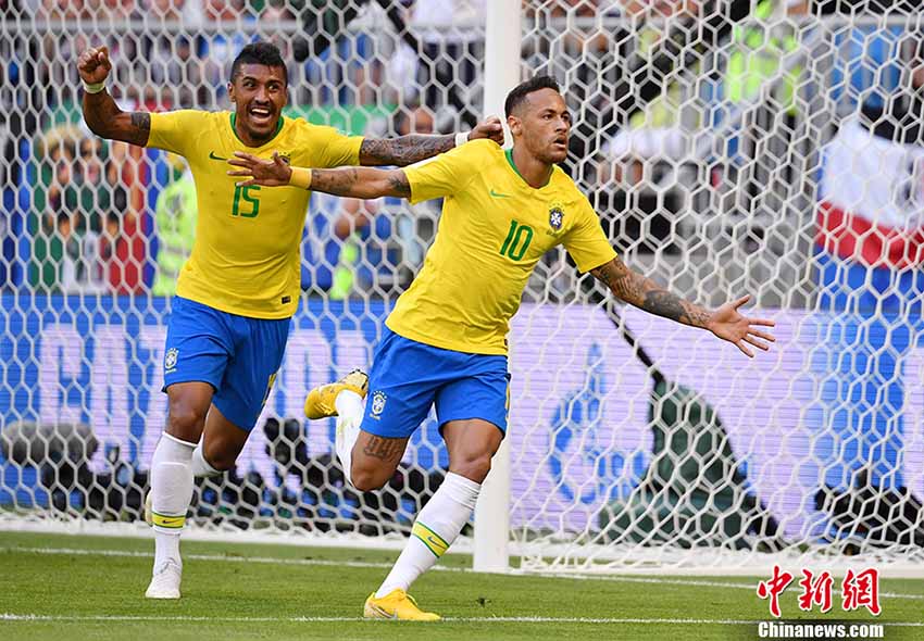 Copa do Mundo: Brasil avan?a para quartas de final com golos de Neymar e Firmino