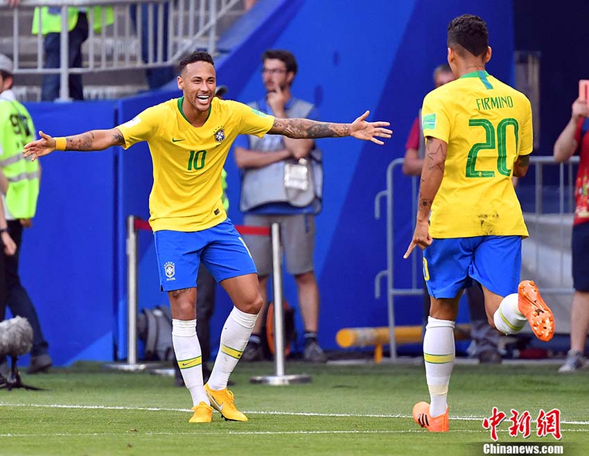 Copa do Mundo: Brasil avan?a para quartas de final com golos de Neymar e Firmino