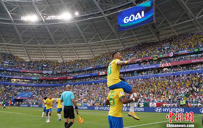 Copa do Mundo: Brasil avan?a para quartas de final com golos de Neymar e Firmino