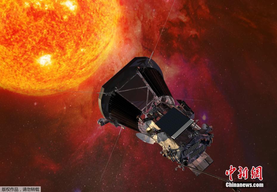 Escudo térmico instalado na sonda solar Parker