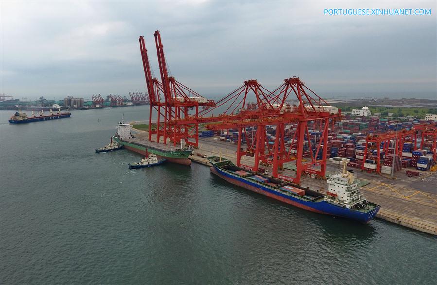 Movimenta??o do porto de Tangshan atinge 303 milh?es de toneladas na primeira metade de 2018