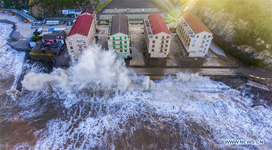 Fujian em alerta com a chegada do tuf?o Maria 