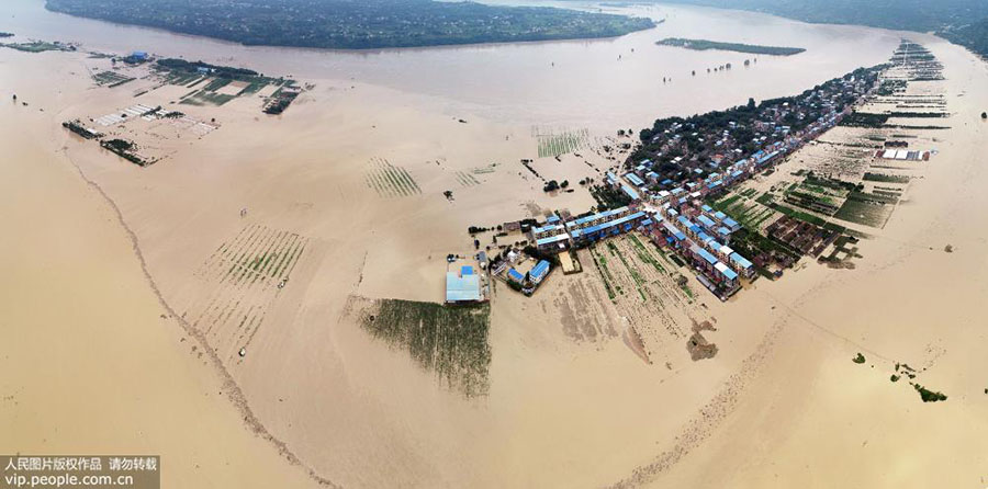China lan?a resposta de emergência depois de inunda??es
