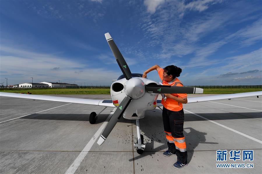 Trabalho diário de técnica de manuten??o de avi?es pós-1990