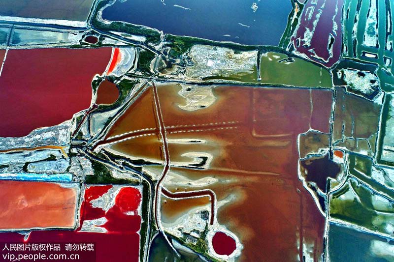 Galeria: Lagos coloridos em Yuncheng, Shanxi