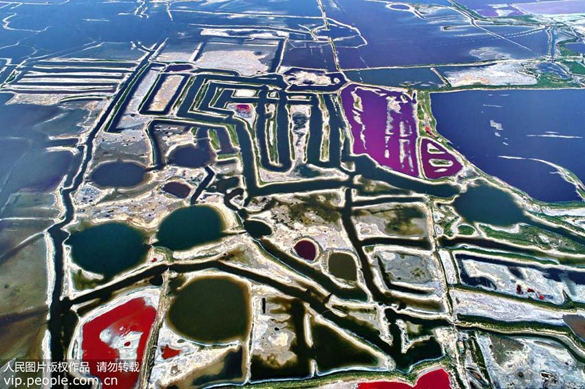 Galeria: Lagos coloridos em Yuncheng, Shanxi