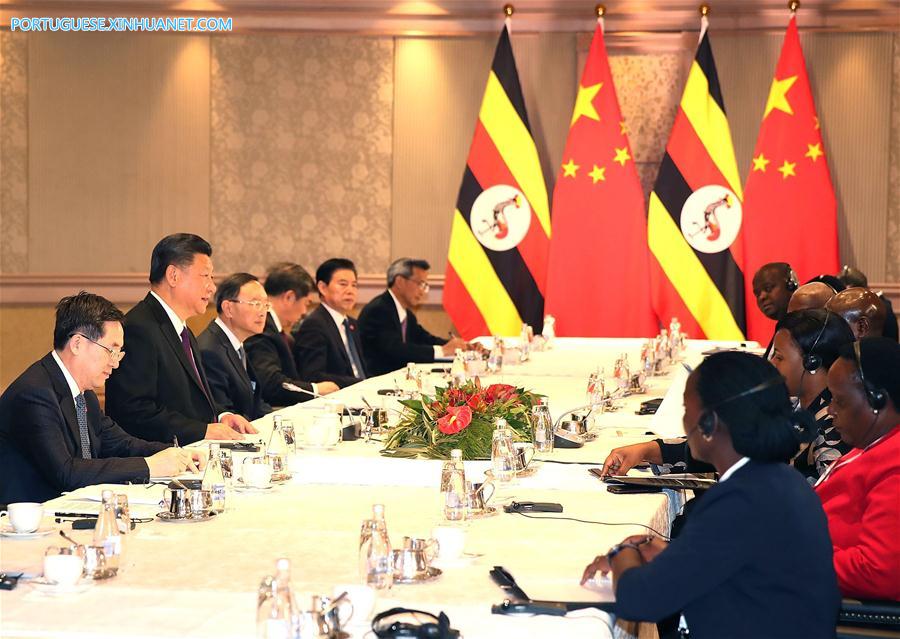 China e Uganda prometem aprofundar coopera??o bilateral