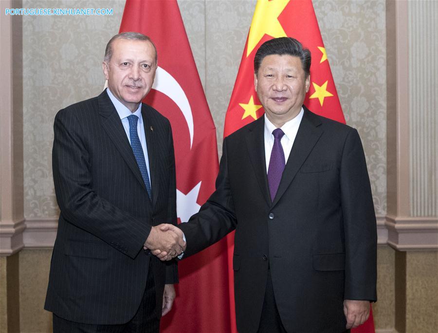 Xi e Erdogan concordam em fortalecer a coopera??o China-Turquia