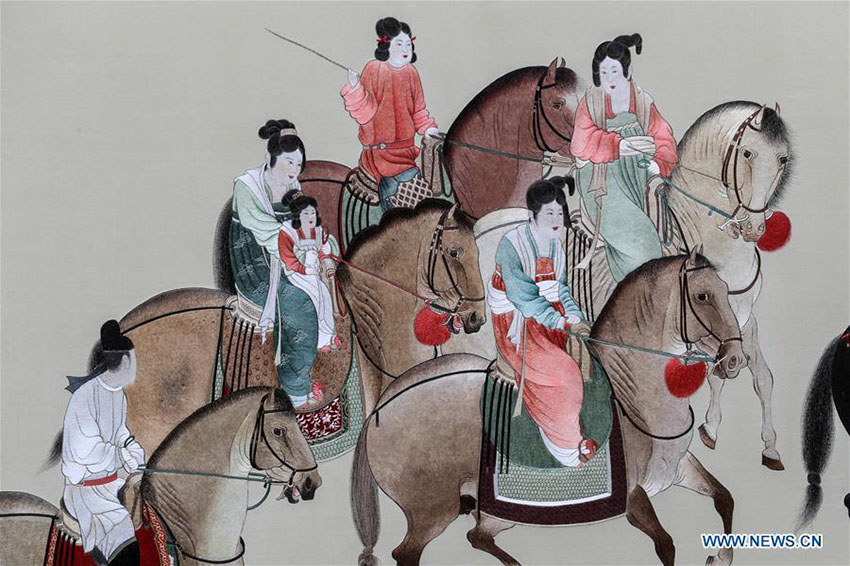 Jiangsu organiza exibi??o de bordados de Suzhou