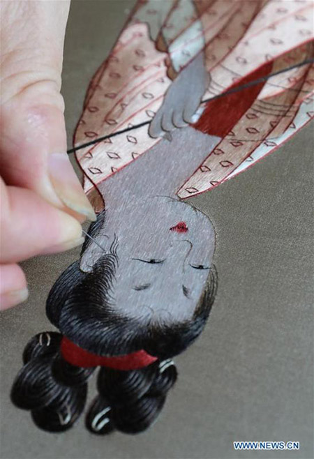 Jiangsu organiza exibi??o de bordados de Suzhou