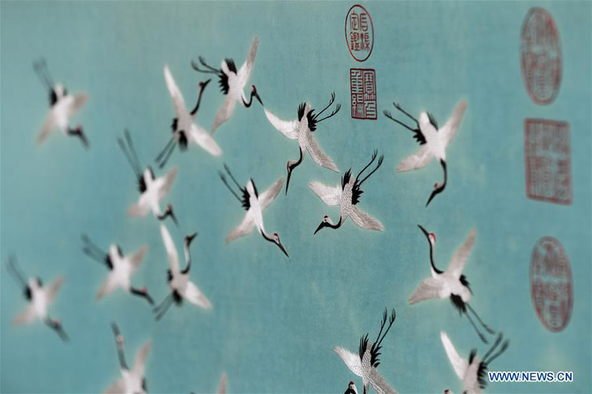 Jiangsu organiza exibi??o de bordados de Suzhou