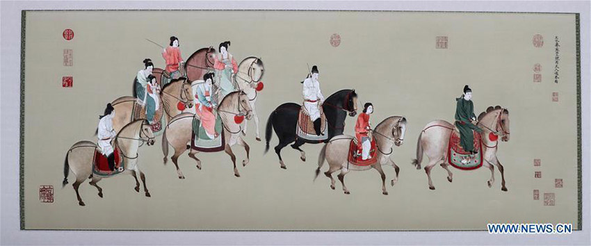 Jiangsu organiza exibi??o de bordados de Suzhou