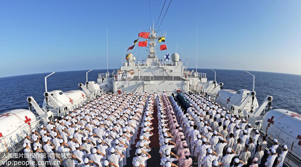 Arca da Paz realiza cerim?nia comemorativa do 91o aniversário do Exército de Liberta??o Popular