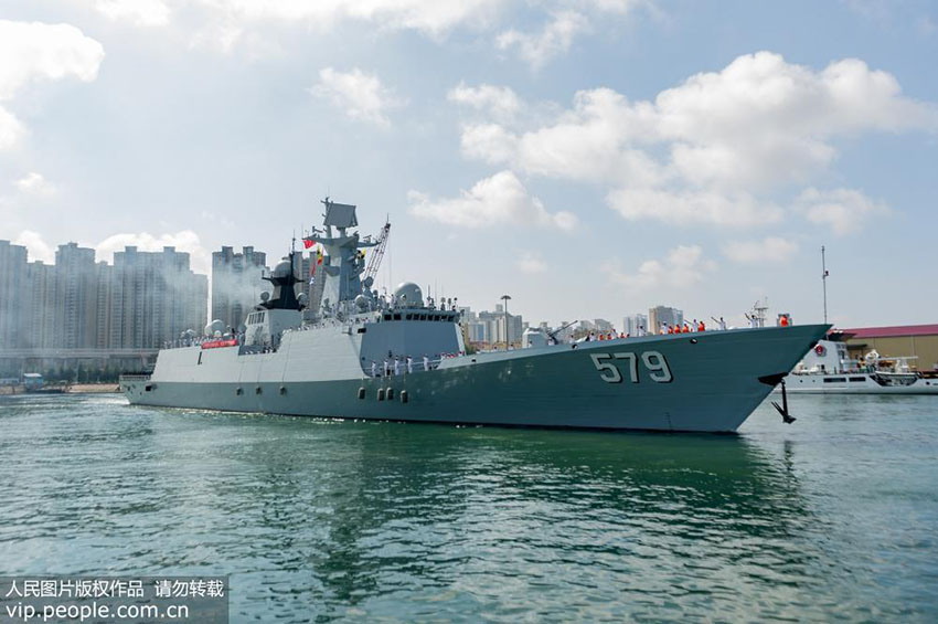 30a Frota da for?a marítima da China parte rumo ao Golfo de áden