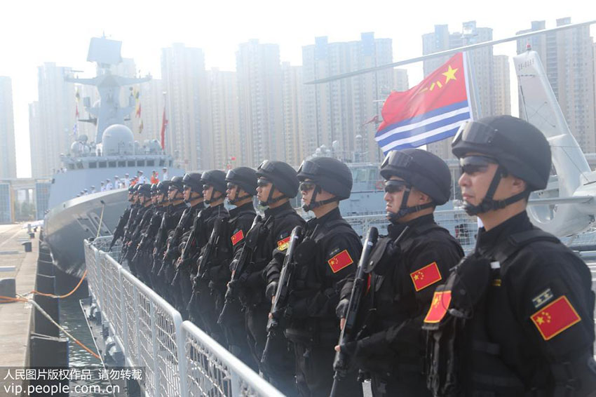 30a Frota da for?a marítima da China parte rumo ao Golfo de áden