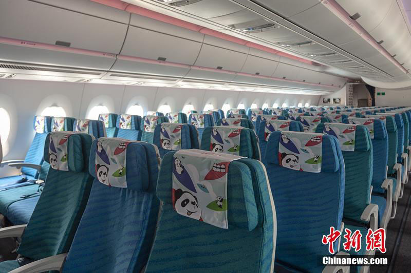 Transportadora aérea de Sichuan apresentou novos Airbus A350 ilustrados com pandas