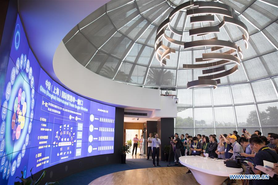 China (Shanghai) International Trade Single Window cobre um ter?o do volume total de importa??es e exporta??es domésticas