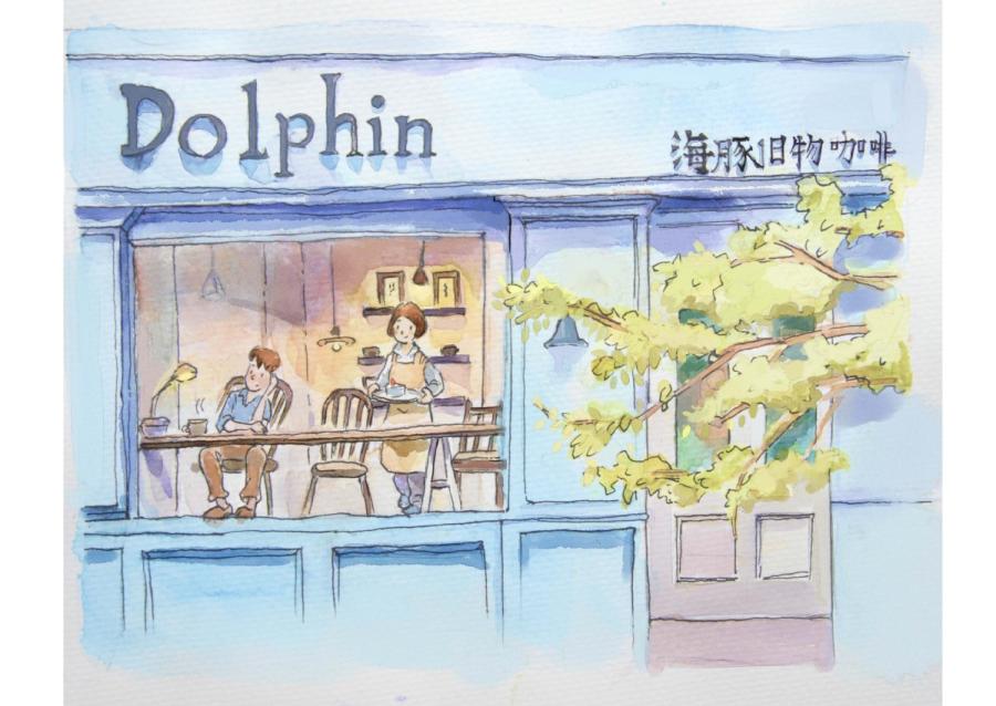 Ilustra??es criadas por professora de arte mostram principais atra??es de Changchun 