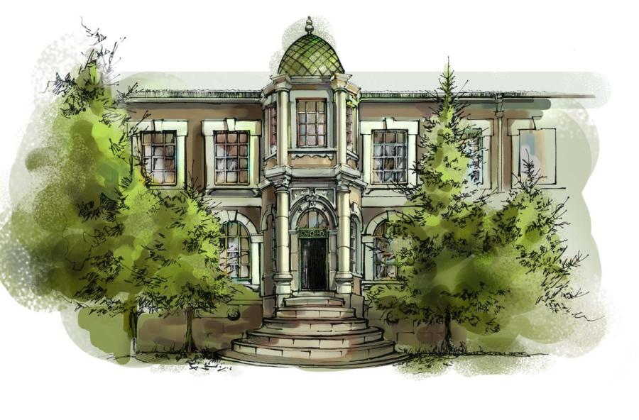 Ilustra??es criadas por professora de arte mostram principais atra??es de Changchun 