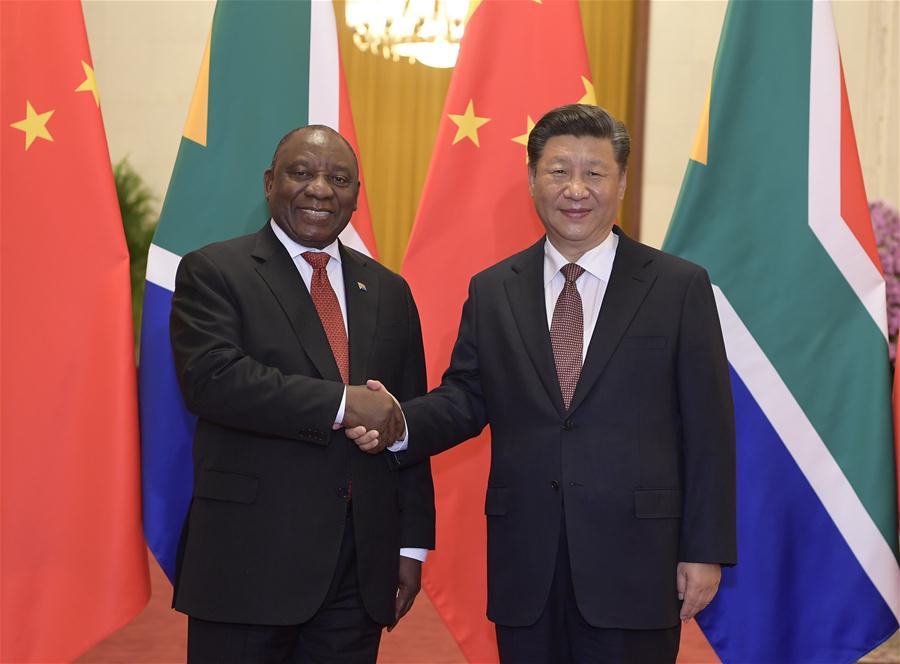 China e áfrica do Sul concordam em elevar la?os bilaterais