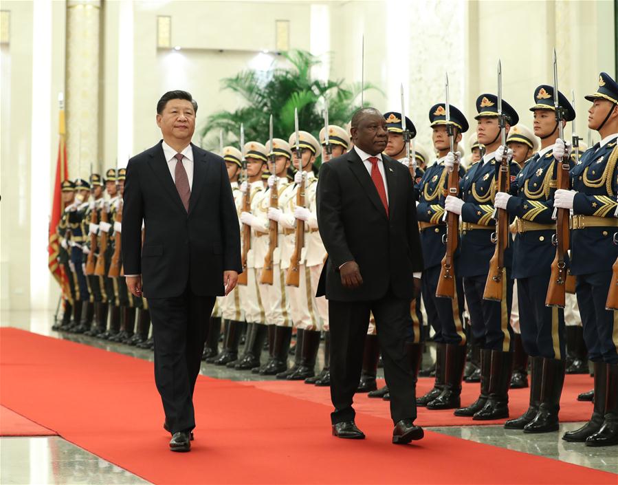 China e áfrica do Sul concordam em elevar la?os bilaterais