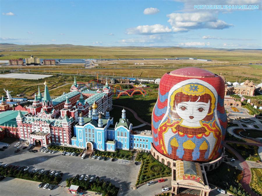 Manzhouli, cidade fronteiri?a com a Rússia, se beneficia do comércio de importa??es e exporta??es