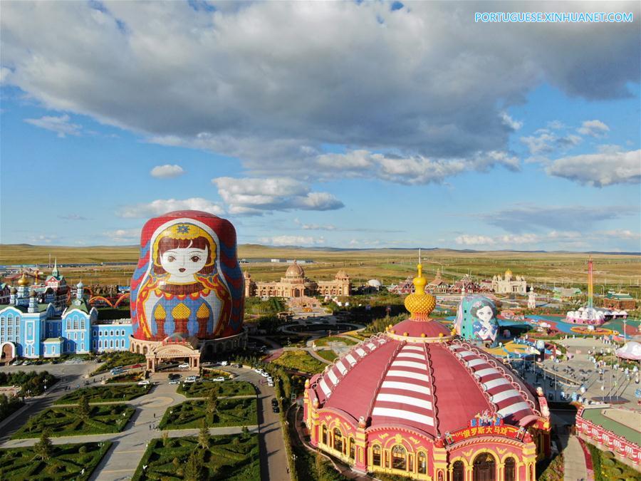 Manzhouli, cidade fronteiri?a com a Rússia, se beneficia do comércio de importa??es e exporta??es