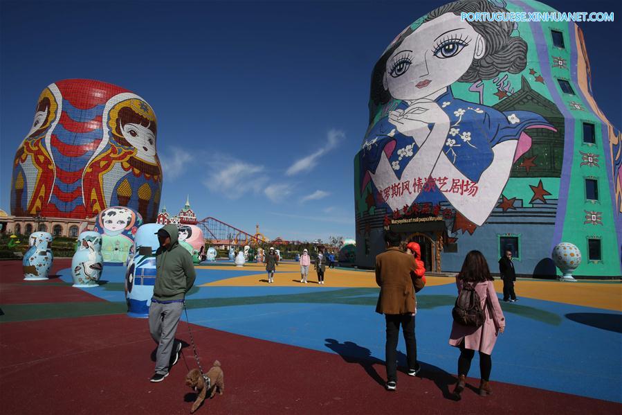 Manzhouli, cidade fronteiri?a com a Rússia, se beneficia do comércio de importa??es e exporta??es