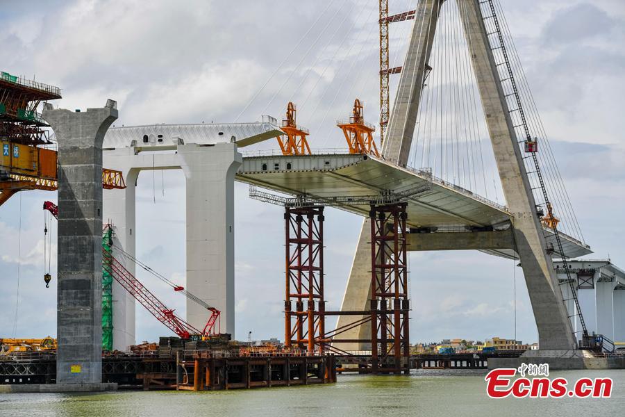 China prepara conclus?o de ponte mais resistente a terremotos do país